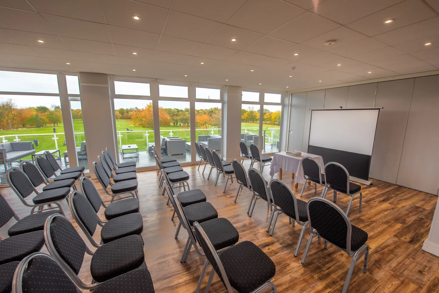 Brampton Park Golf Club 25 Conference room with golf course views at Brampton Park