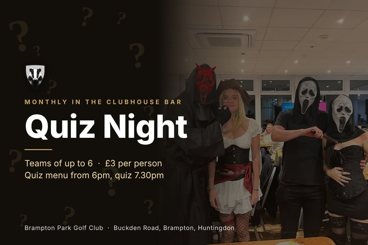 Halloween Quiz Night at Brampton Park Golf Club